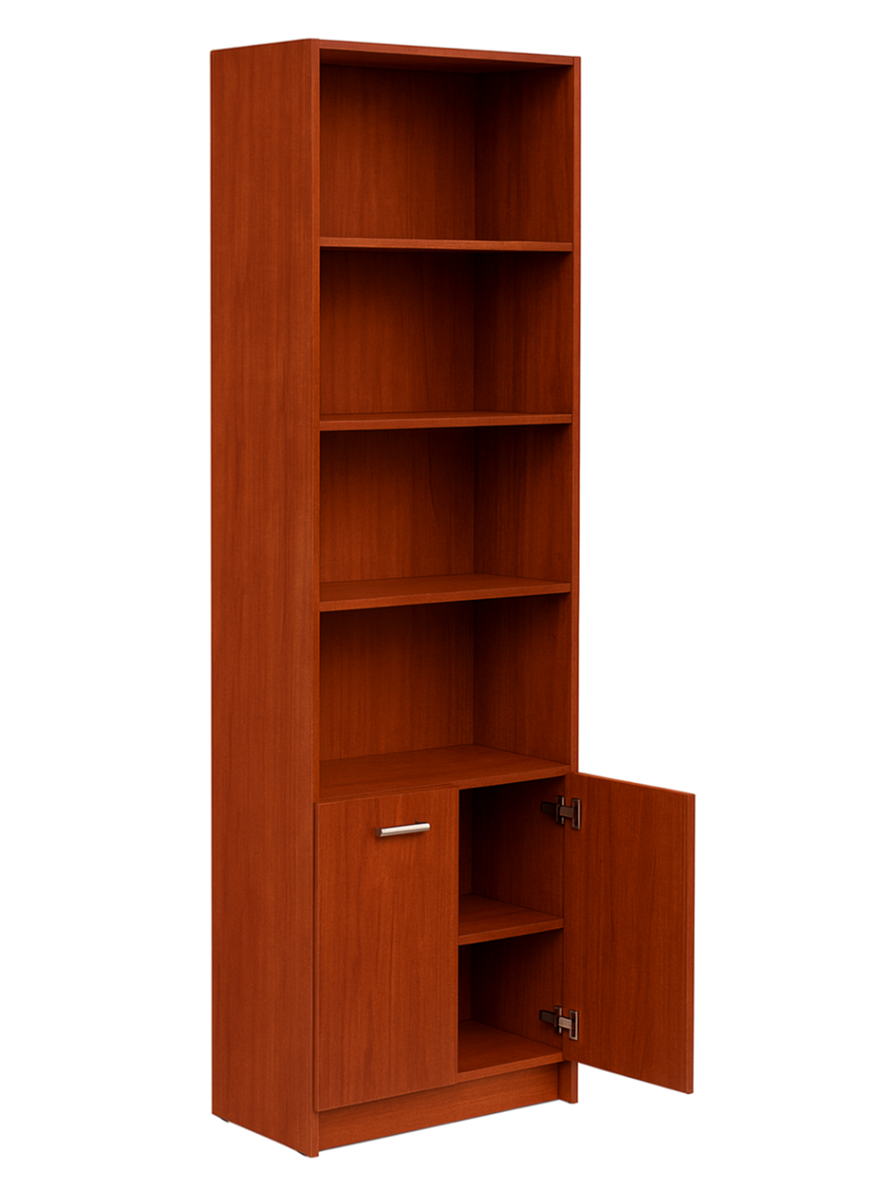 biblioteca 2 p/a 80x40x190h 18mm cerezo