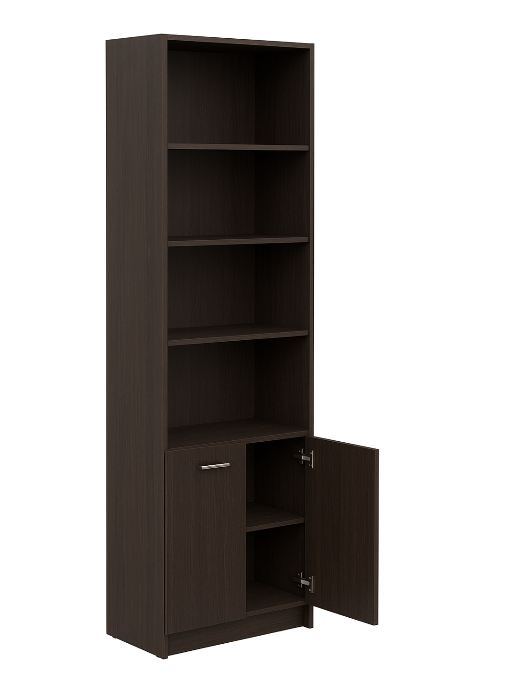 biblioteca 2 p/a 80x40x190h 18mm cerezo
